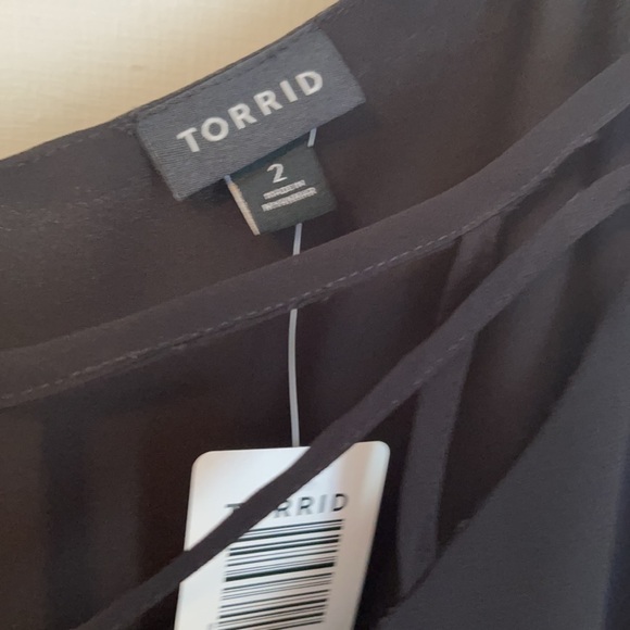 Brand New Torrid Sophie Black Chiffon Cami - 2X - Picture 6 of 7